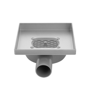 Rigola de dus patrata cu sifon rotativ si randament ridicat DL07 15 x 15 cm inox - Img 6