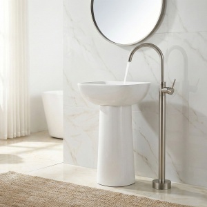Robinet pentru lavoar Rea Lungo Brush Nickel - Img 6