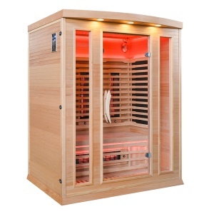 Sauna cu infrarosu MO-A3R LUX, pentru 3 persoane 150 x x105 x 190 cm - Img 7