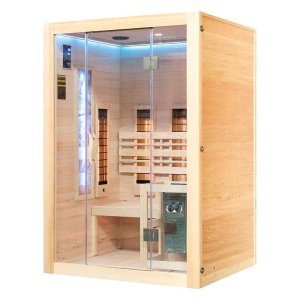 Sauna finlandeza cu infrarosu MO-SW2 COMBO si soba Harvia 3.5 kW 130 x 110 x 190 cm - Img 7