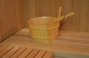 Sauna finlandeza cu temperatura inalta si soba Harvia 3.5kW pentru 2 persoane EA2S 150 x 110 cm - Img 4