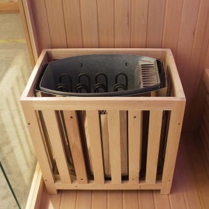 Sauna finlandeza pentru gradina cu soba Asker pentru 4-6 persoane, 180 x 180 cm - Img 23