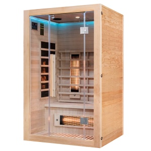 Sauna uscata cu infrarosu la temperatura joasa pentru 2-3 persoane Alta2 120 x 105 cm - Img 5