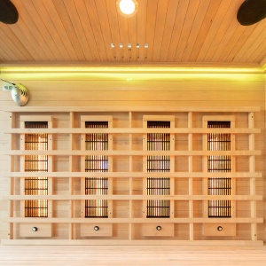 Sauna uscata cu infrarosu si terapie cromatica pentru 4 persoane EP4RS dreapta 180 x 160 cm - Img 10