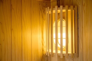 Sauna uscata cu soba Harvia 3.5kW pentru 3 persoane EA3 150 x 120 x 190 cm - Img 15