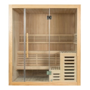 Saună uscată finlandeză cu sobă MO-SS1816H Harvia 6 kW, 180 × 160 × 200 cm - Img 4
