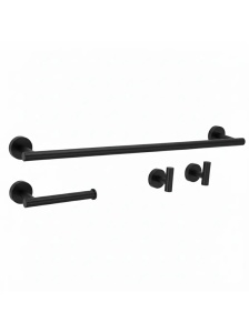 Set accesorii pentru baie Ari Black 4 piese - Img 2