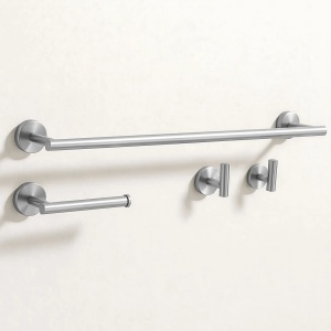 Set accesorii pentru baie Ari Brush Nickel 4 piese - Img 2