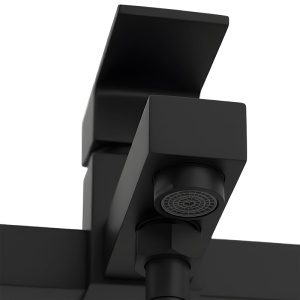 Set baterie dus si cada cu montaj pe perete F302 Black - Img 5