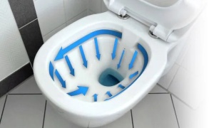 Set Bideu REA CARLO MINI Si Vas WC REA CARLO MINI FLAT, Montaj Suspendat, Ceramica Sanitara, Capac Soft-Close Inclus, Alb/Auriu - Img 7