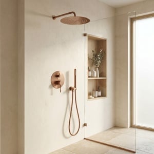Set de dus incastrat Rea Venti cupru periat cu box inclus - Img 6