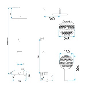 Set de dus Rea Maxim auriu periat - Img 10
