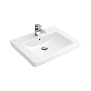 Set mobilier baie suspendat cu lavoar Villeroy & Boch Subway 2.0, alb lucios, 60 cm - Img 7