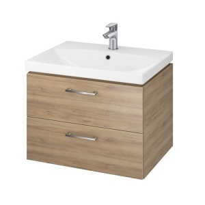 Set mobilier suspendat si lavoar Cersanit Lara nuc 60 x 45 cm