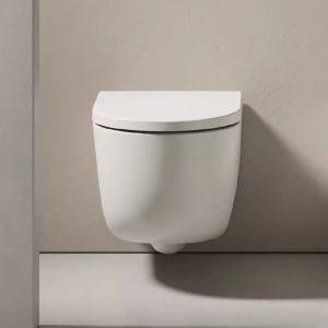 Set rezervor Geberit Delta cu vas WC suspendat Hatria Futura Pure Vortex si capac softclose alb , Clapeta La Alegere - Img 17