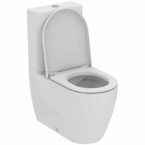 Set vas WC Ideal Standard Ellisse rimless BTW cu capac softclose alb si rezervor - Img 5