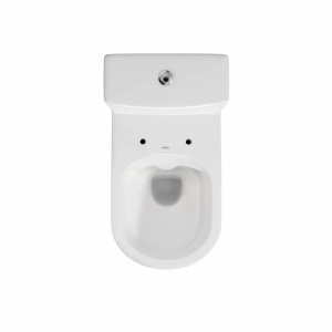 Set vas WC pe pardoseala Cersanit Carina Clean On cu rezervor si capac inchidere lenta - Img 2