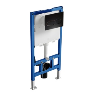 Set vas WC Smart ,cu functie bideu, Buton Negru, cadru inclus - Img 13