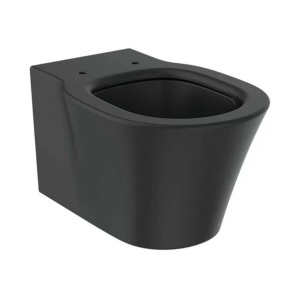 Set vas wc suspendat Ideal Standard Connect Air AquaBlade negru mat cu capac slim softclose - Img 2