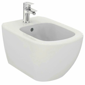 Set vas Wc suspendat PRO IDEAL STANDARD TESI ,cu capac soft-close ,si bideu suspendat - Img 4