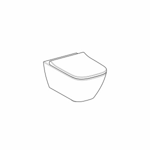 Set vas wc suspendat si capac slim soft close Geberit Smyle Square - Img 9