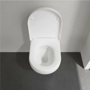 Set vas WC suspendat Villeroy & Boch Architectura DirectFlush cu capac softclose alb - Img 9