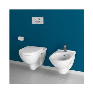 Set vas WC suspendat Villeroy & Boch, O.Novo , cu capac soft close si quick release, alb - Img 7