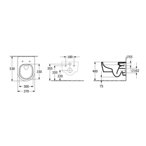 Set vas WC suspendat Villeroy & Boch Skyla TwistFlush rimless alb cu capac softclose - Img 4