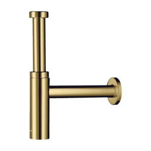 Sifon estetic pentru lavoar Hansgrohe Flowstar S auriu lucios - Img 1