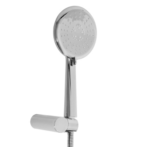 Sistem Complet De Dus REA HYPER CHROME + BOX, Montaj In Perete, Para Rotunda Tip Ploaie 25x25 Cm, 2 Functii De Curgere A Apei, Crom - Img 4