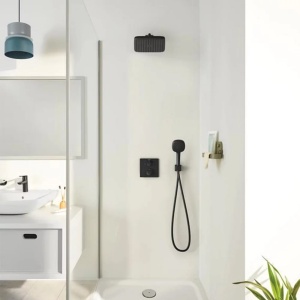 Sistem de dus incastrat Grohe Precision cu palarie patrata Vitalio Comfort 250 negru mat - Img 4