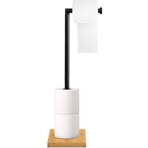 Suport hârtie igienică Rea Black P70505