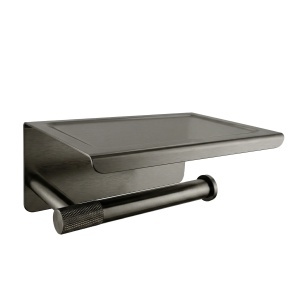 Suport pentru hârtie igienică cu poliță Rea 6613 Modern Titan