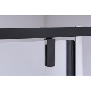 Usa de dus batanta pentru nisa SH08C negru mat 100 x 200 cm sticla 6 mm - Img 15