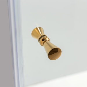 Usa de dus batanta SH01B auriu 90 x 195 cm sticla 6 mm - Img 11