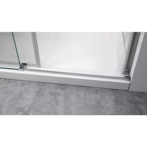 Usa de dus culisanta pentru nisa ZES-KZ09B-110 cu rame cromate, 105 - 110 cm - Img 9