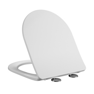 Vas de toaleta suspendat Mizu Black White, rimless, cu capac din duroplast cu softclose - Img 11