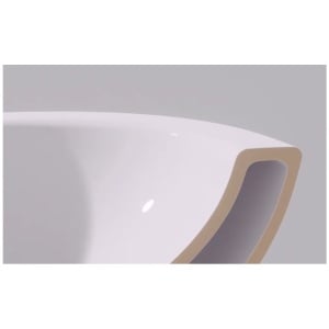 Vas WC PRO INES WHITE, Sistem inovator de spalare Rimless Tornado, Suspendat, Ceramica sanitara - Img 4