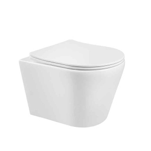 Vas WC suspendat Cleo Tornado cu capac softclose si quick-release 48.5 x 36 x 34 cm - Img 1