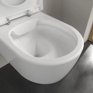 Vas WC suspendat Villeroy & Boch Avento DirectFlush rimless cu capac soft close alb alpin CeramicPlus - Img 3