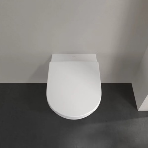 Vas WC suspendat Villeroy & Boch Subway 3.0 CeramicPlus TwistFlush + capac softclose, alb - Img 4