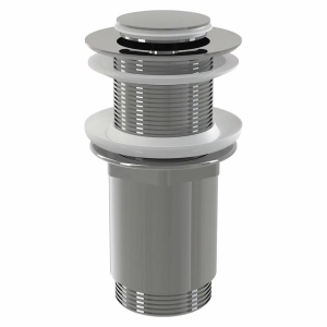 Ventil pentru lavoar cu sistem click clack, fara preaplin cu dop mic metalic Alcadrain