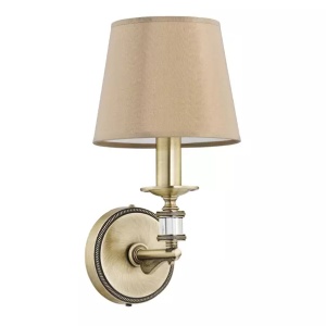 Aplica Kutek Merano Glass Shade Auriu periat