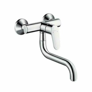 Baterie bucatarie Hansgrohe Focus cu montare pe perete crom - Img 1