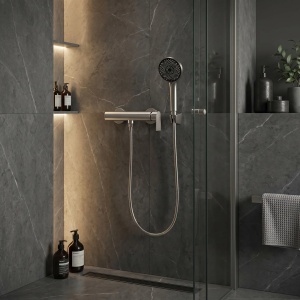 Baterie de duș Rea Hunter Brushed Nickel - Img 4