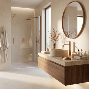 Baterie inalta pentru lavoar Rea Venti Brush Copper - Img 9
