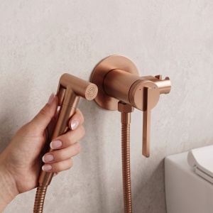 Baterie incastrata pentru bideu Rea Grace Brush Copper - Img 6