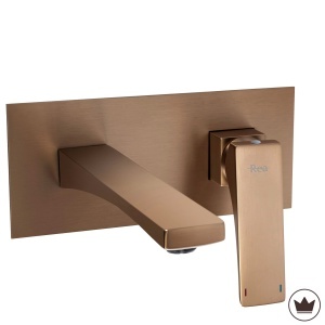 Baterie incastrata pentru lavoar Rea Joe Brush Copper