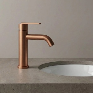 Baterie joasa pentru lavoar Rea Ontario Brush Copper - Img 2