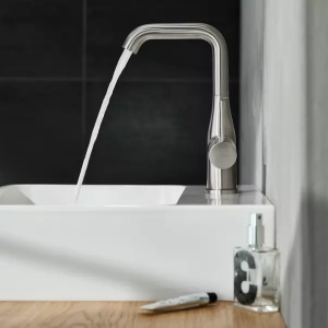 Baterie lavoar Grohe Essence L cu ventil Pop-Up antracit periat Hard Graphite - Img 2